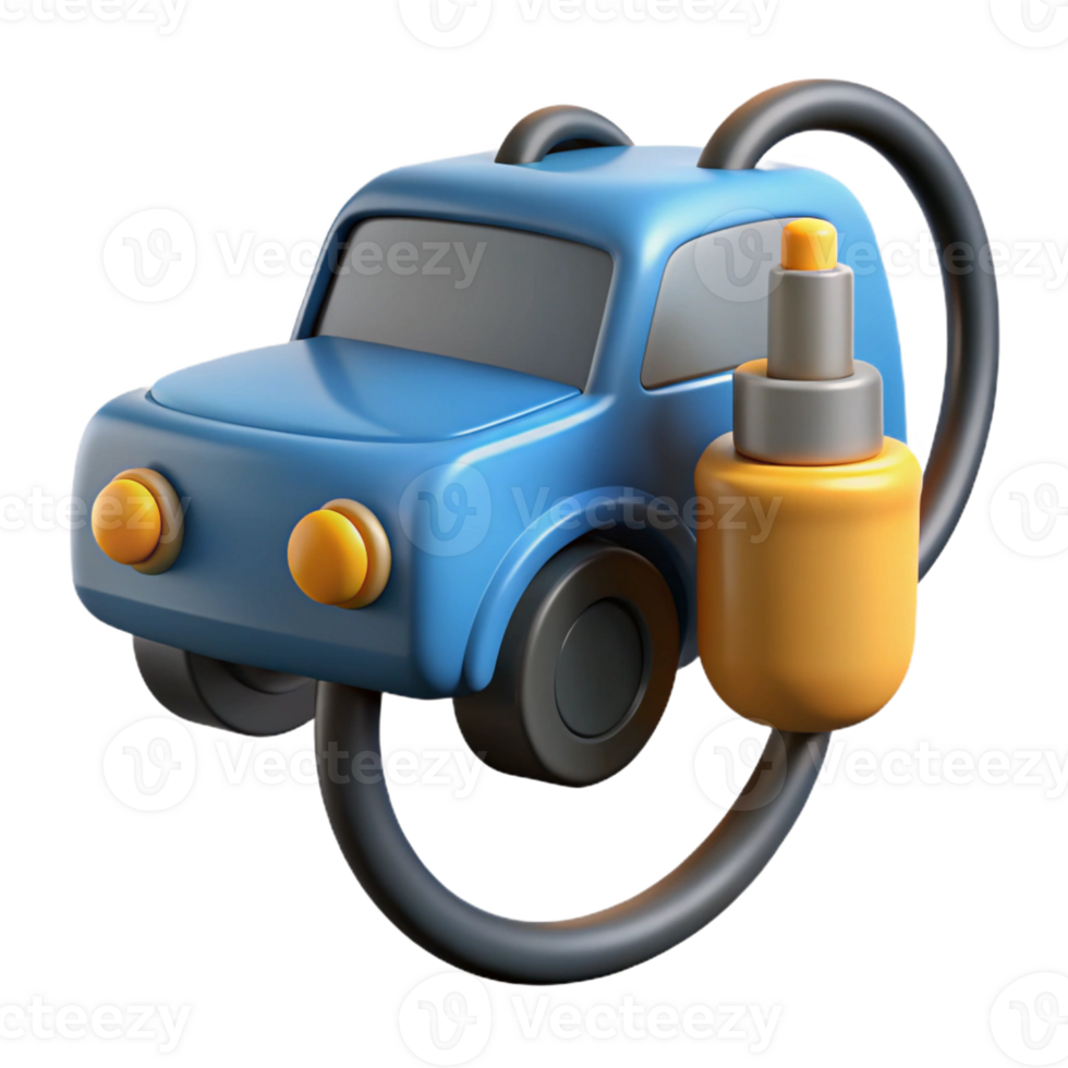 alluring quintessential Electric car charging plug with Transparent Background png