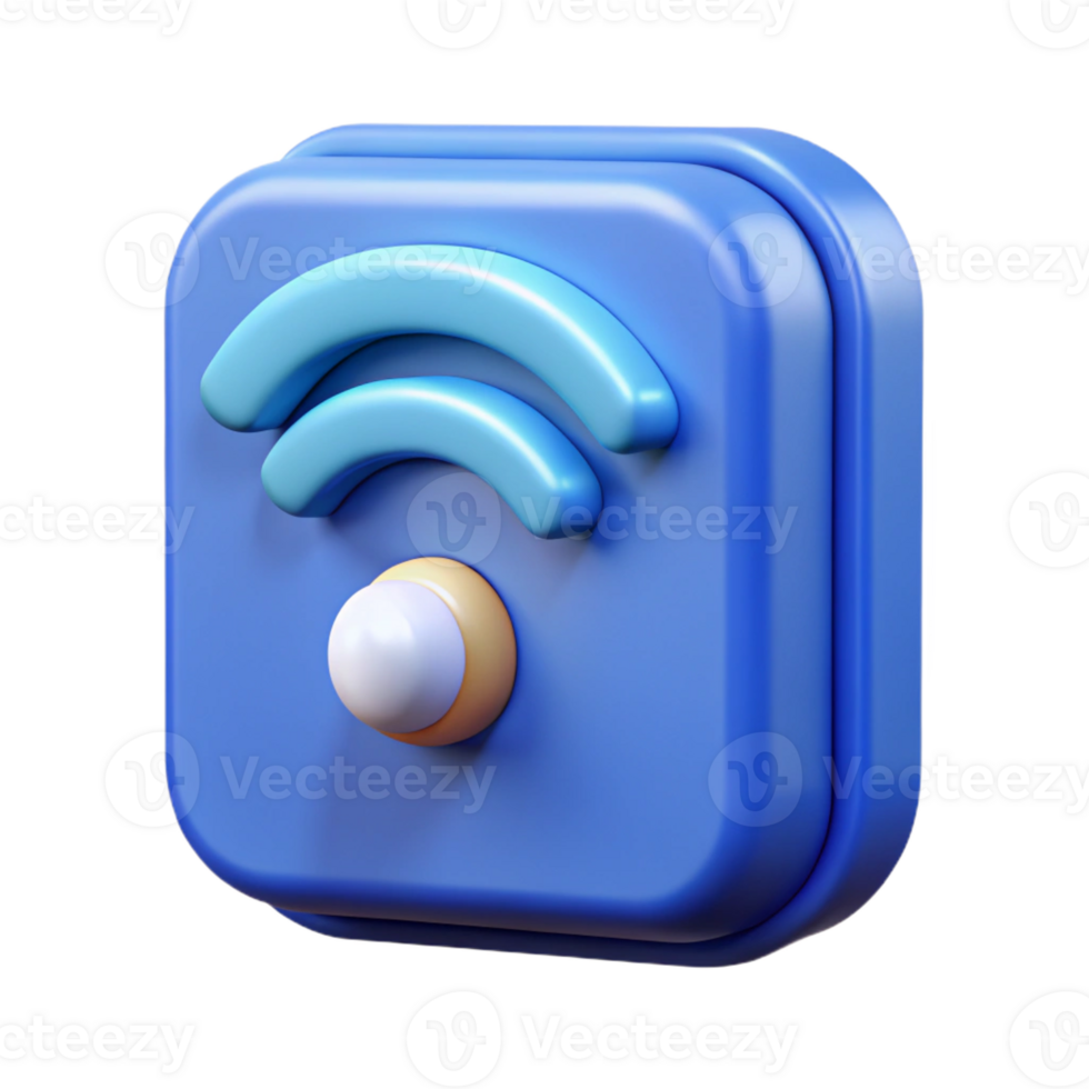 elegant classic Internet of things sensor icon with Transparent Background flawless png