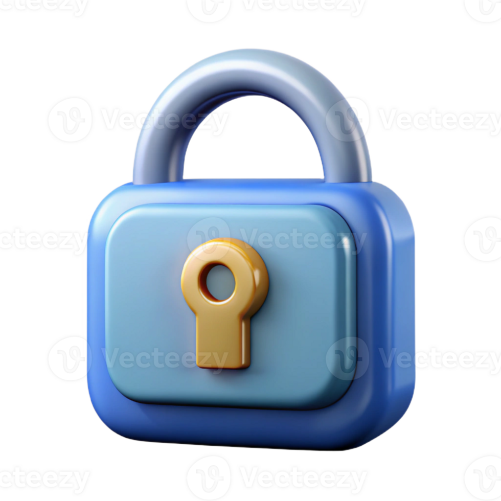 coveted nordic Cyber security lock icon with Transparent Background flawless png