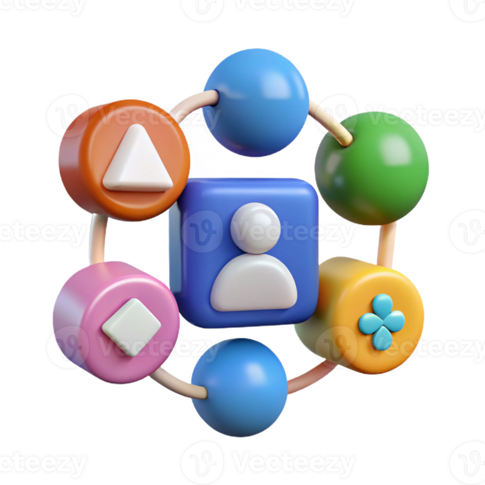 exquisite futuristic Social media, network icons with Transparent Background studio quality png