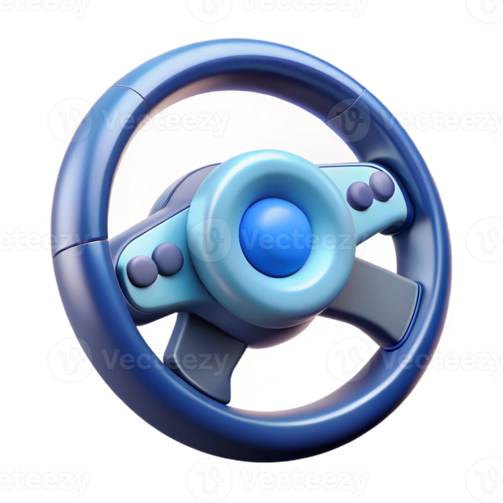 calm picturesque Concept art style, hyper-specific isolated cutout of a self-driving car steering wheel, autonomous vehicle technology with Transparent Background precision png