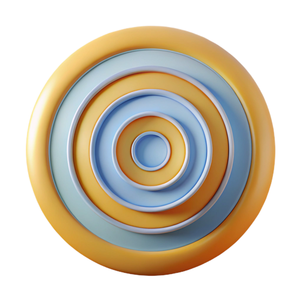 stunning artistic Concentric Circles Radiating original png