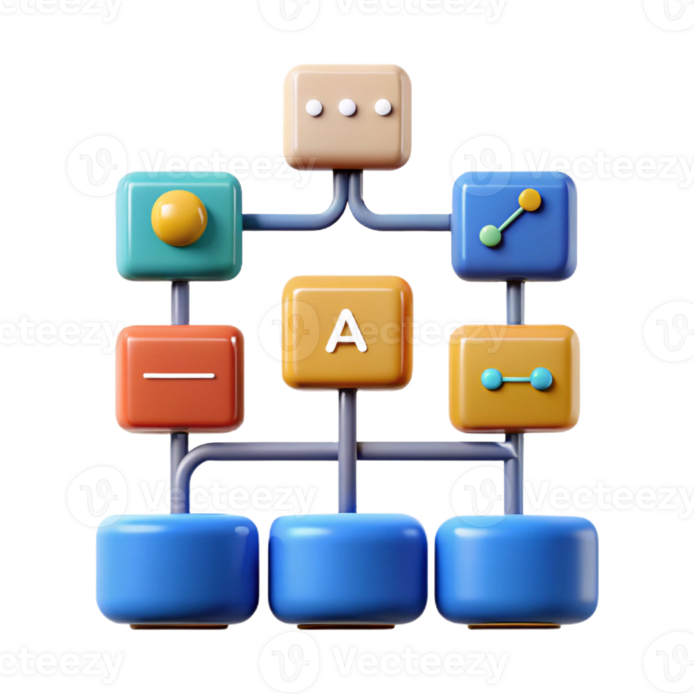 captivating classic Machine learning, algorithm flowchart with Transparent Background luxury png