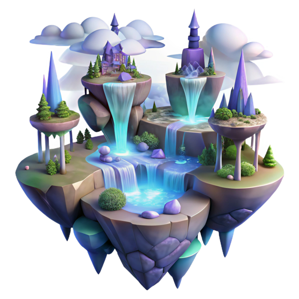 elegant creative An Ethereal Dreamlike Landscape with genuine png