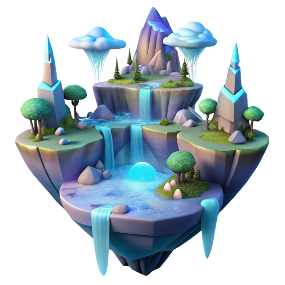 impressive creative An Ethereal Dreamlike Landscape with premium png