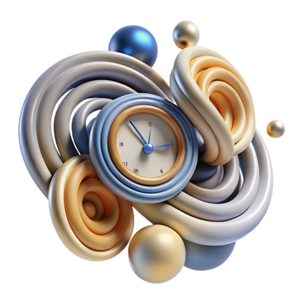 extraordinary artistic An Abstract Representation of Time Using 4K png