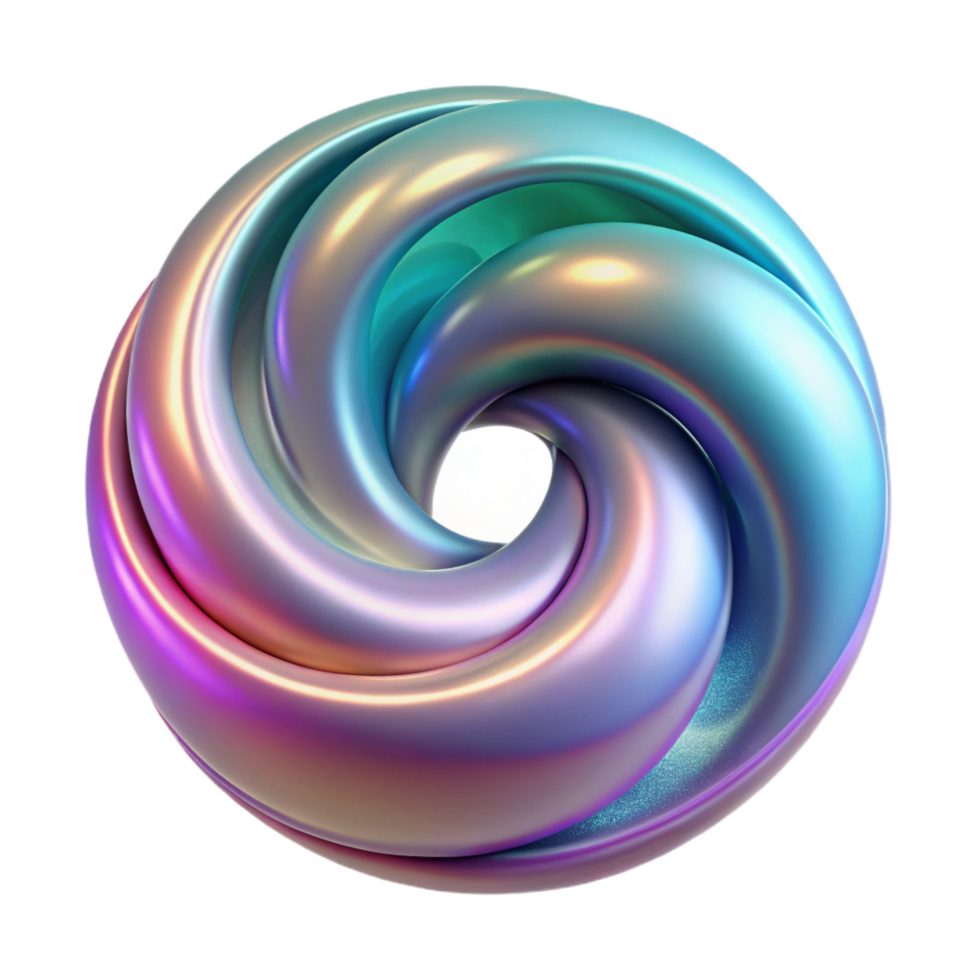 serene modern A Swirling Vortex of Iridescent Oil genuine png