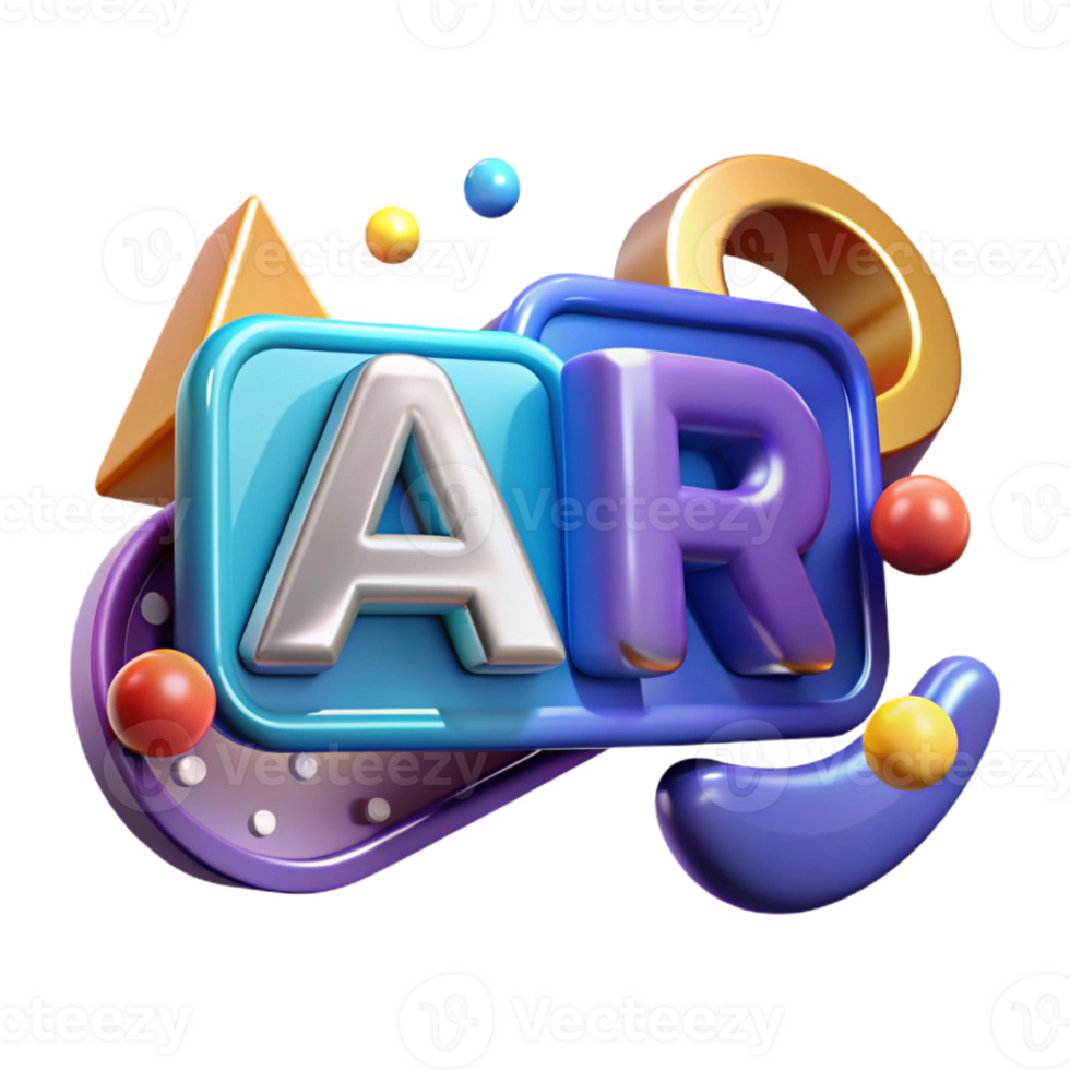 coveted minimalist Augmented reality, AR, overlay on real world with Transparent Background 8K png