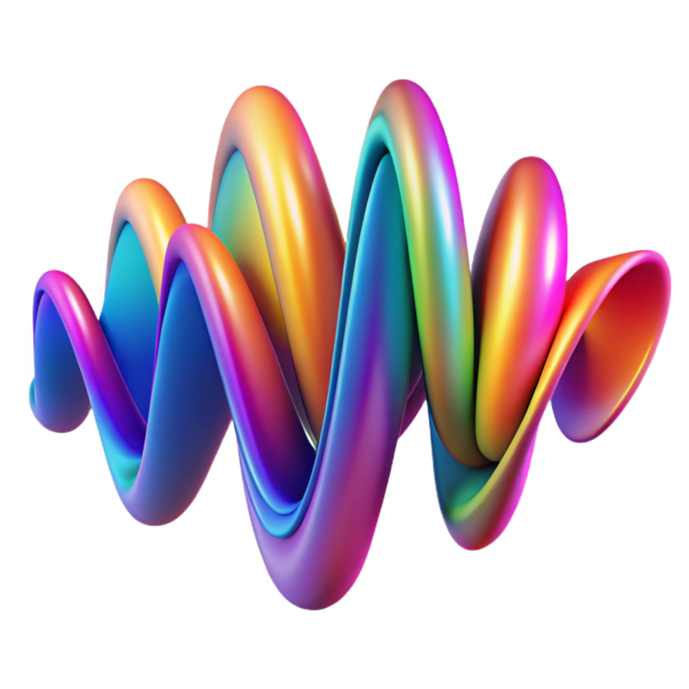dramatic artistic An Abstract Representation of Sound Waves premium png