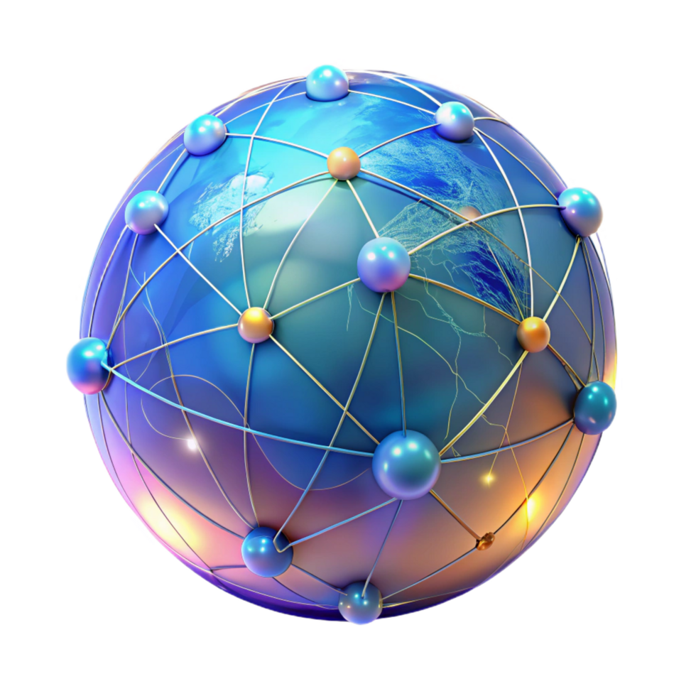 serene vintage A Holographic Projection of a Global exclusive png