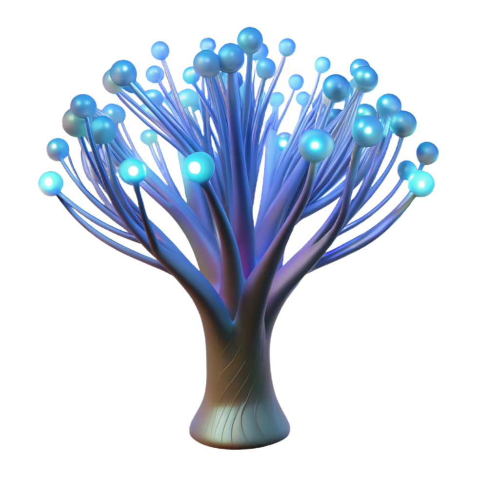 impressive rustic A Bioluminescent Tree with Branches Made genuine png