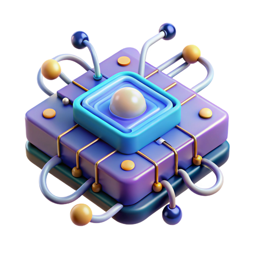 magnificent rustic A Quantum Computer Processing Complex premium png