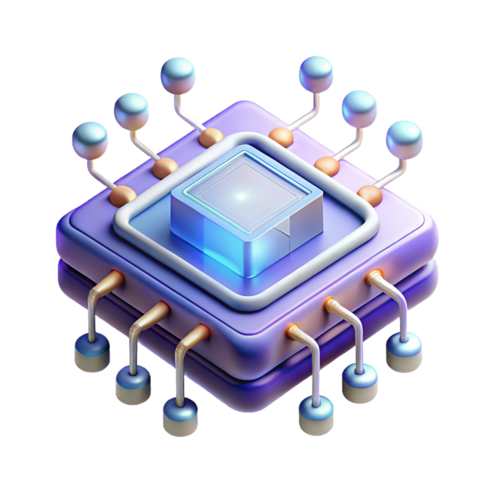 extraordinary creative A Quantum Computer Processing Complex original png
