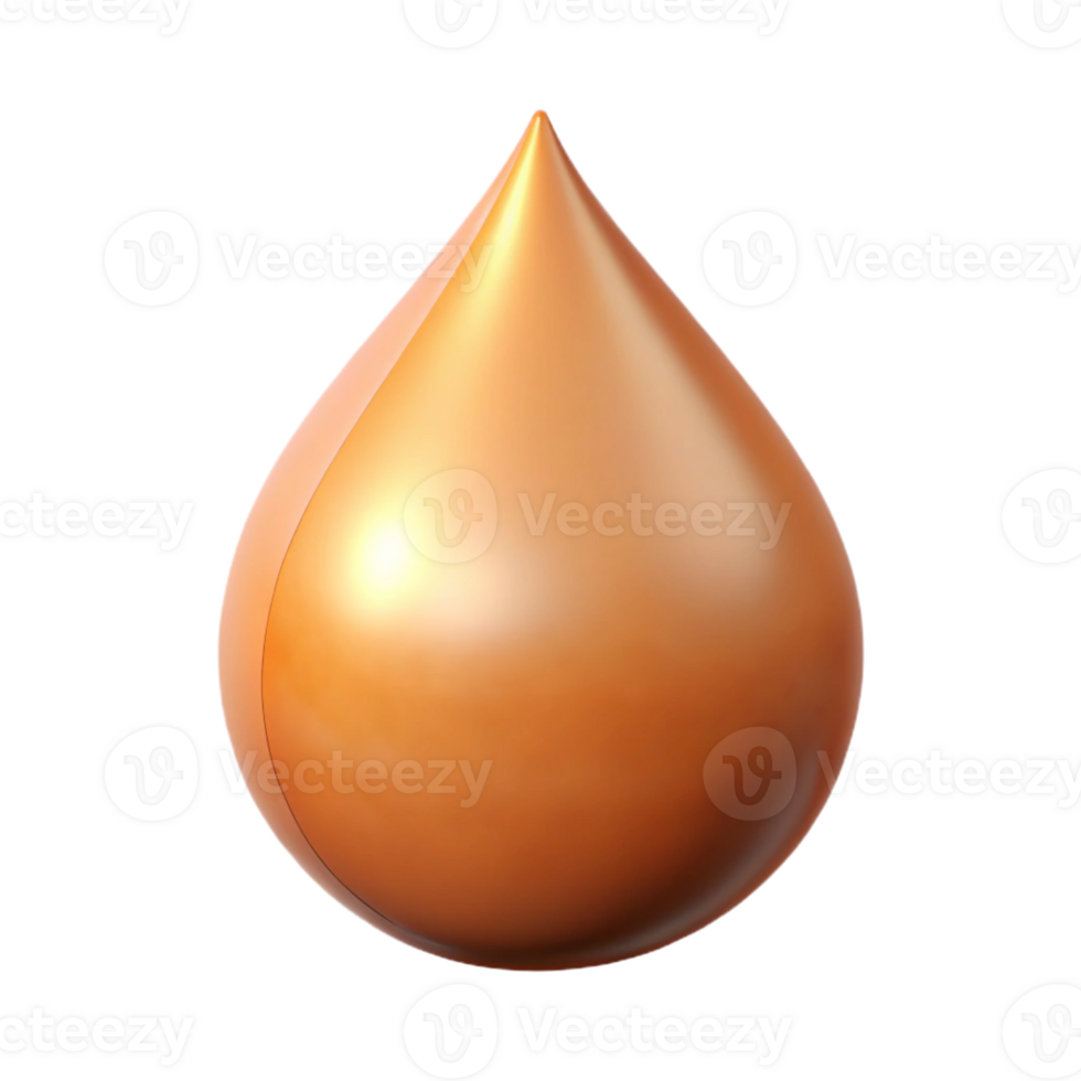 calm picturesque Hyper-specific, concept art style, isolated cutout of a single drop of Phoenix tears with Transparent Background premium png