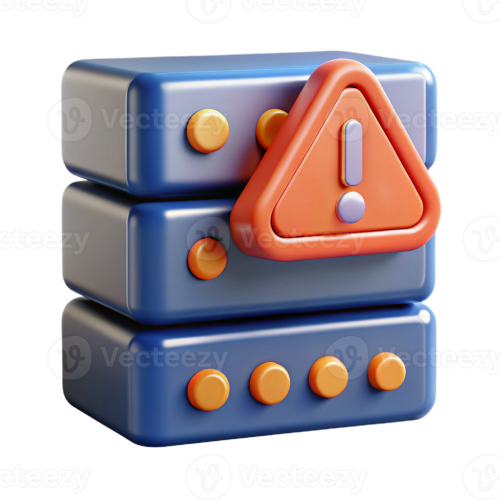extraordinary calm baroque Server rack with overheating warning light with Transparent Background masterfully captured png