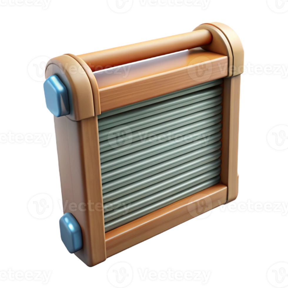 dreamy stunning Concept art style, hyper-specific isolated cutout of a vintage washboard with Transparent Background 4K png