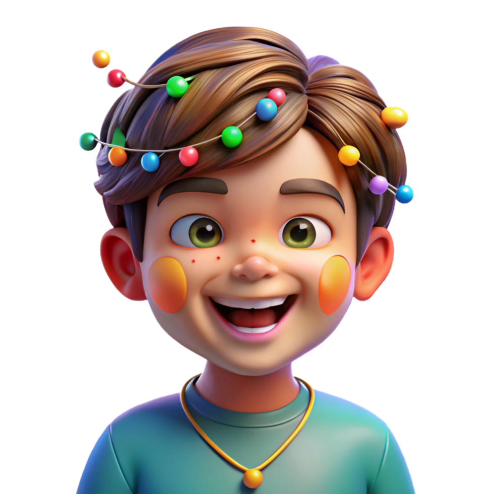 impressive traditional Portrait of a Child with Bright Colorful genuine png
