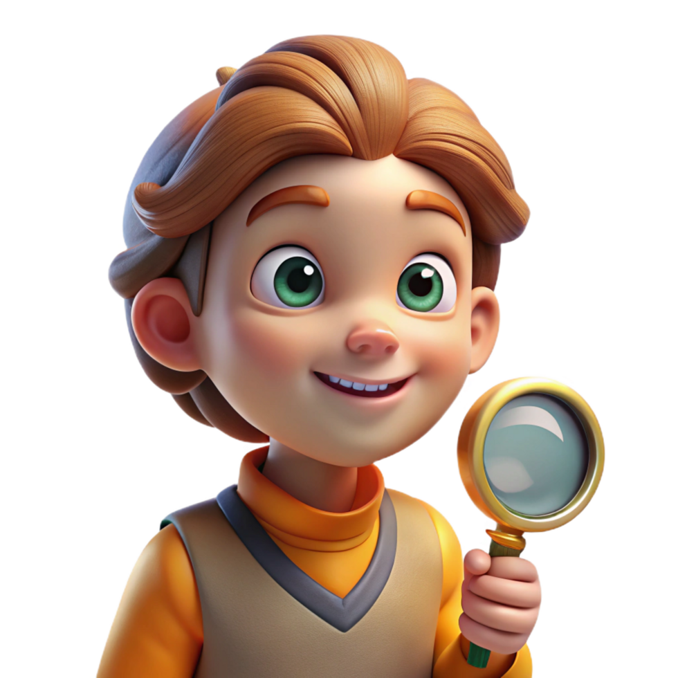 extraordinary rustic Portrait of a Child with a Curious detailed png