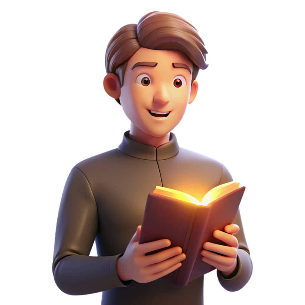 vibrant rustic Portrait of a Young Man with a Thoughtful premium png