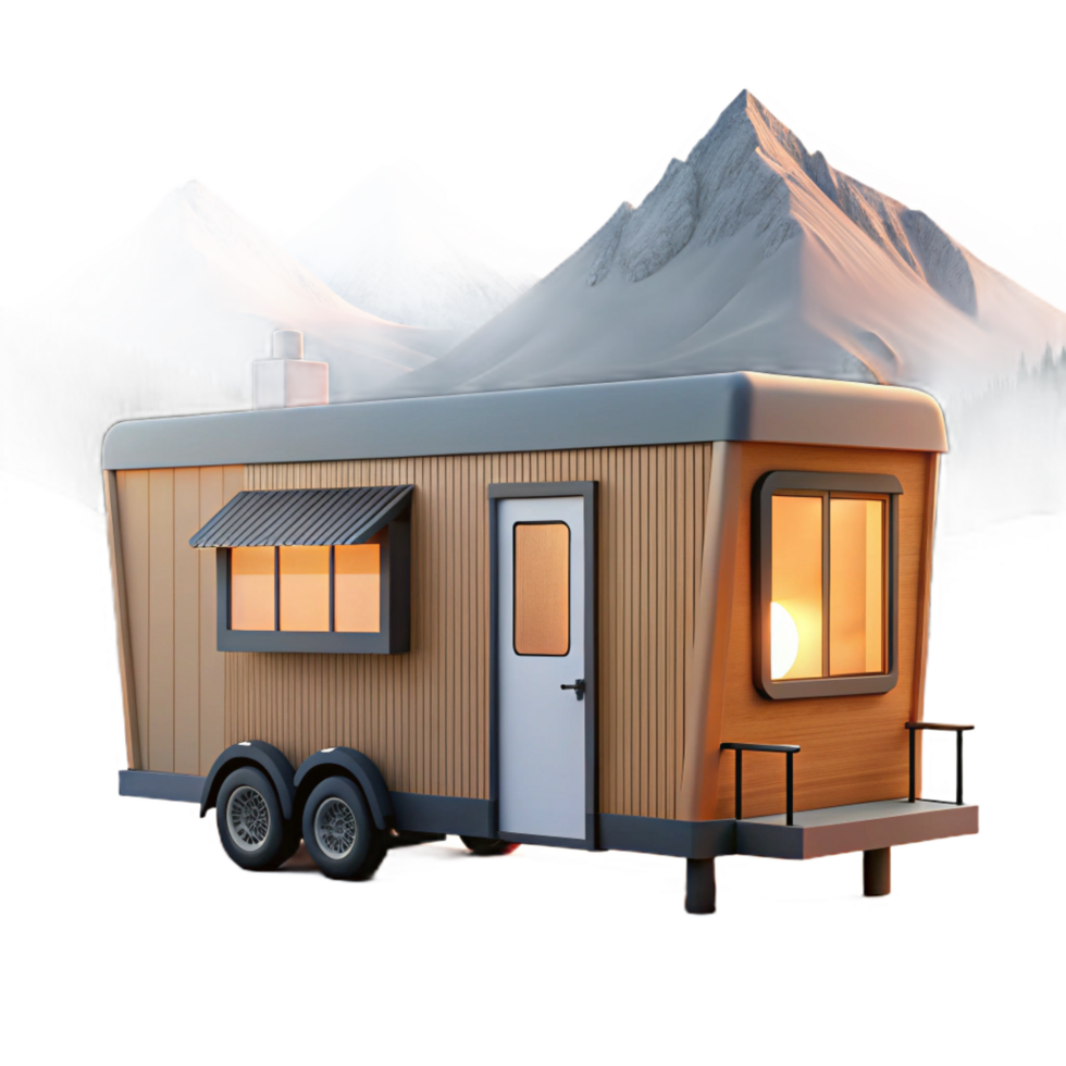 extraordinary rustic Tiny House on Wheels Compact Design exclusive png
