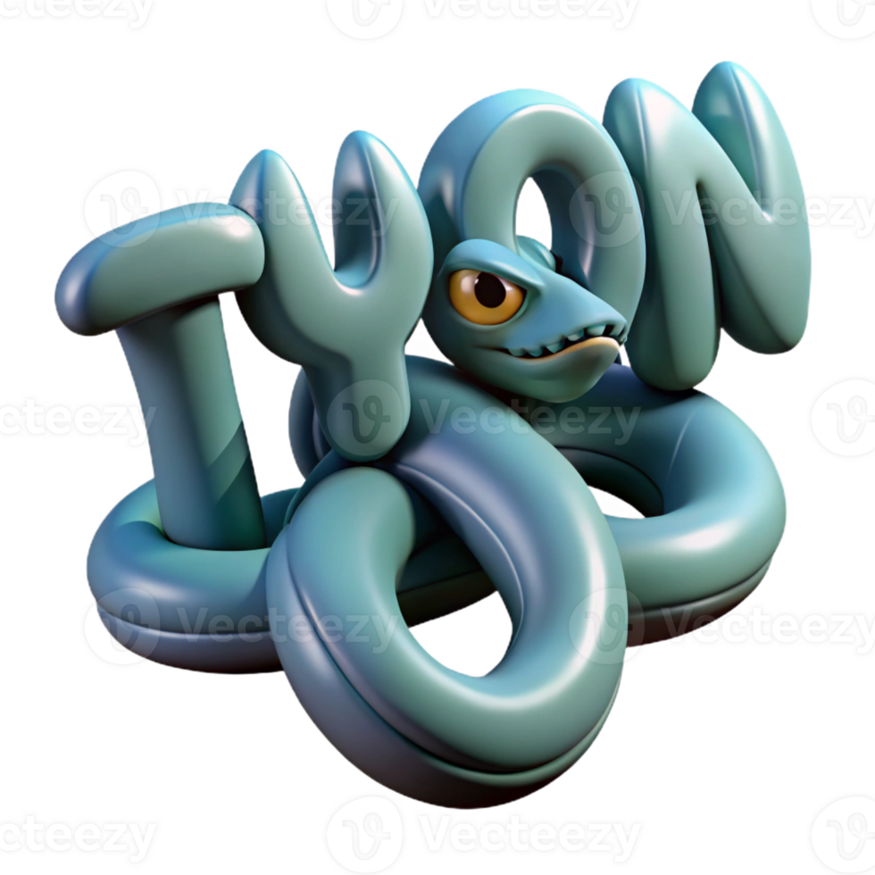 calm radiant Typhon, monstrous serpentine giant with Transparent Background crisp png