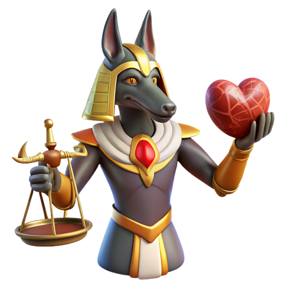 extraordinary vintage A Powerful Anubis the Egyptian God of authentic png