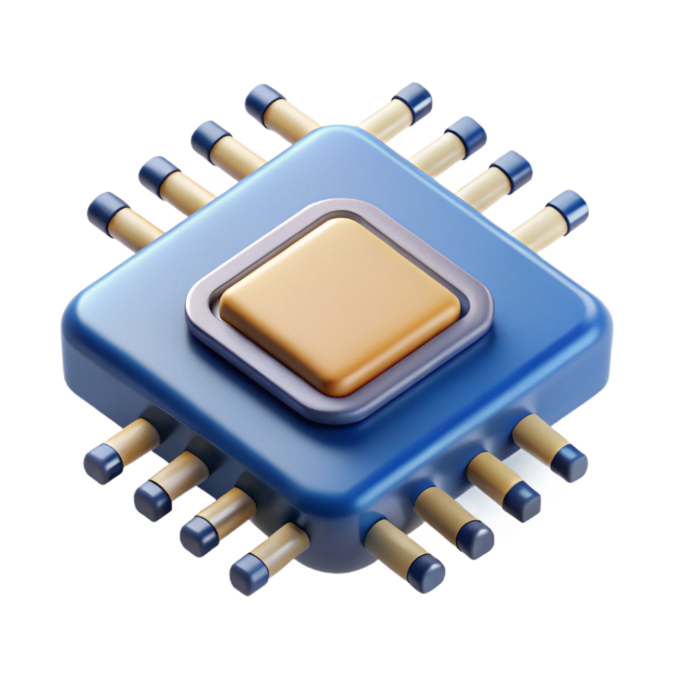 extraordinary minimalist A Single Levitating Microchip with original png