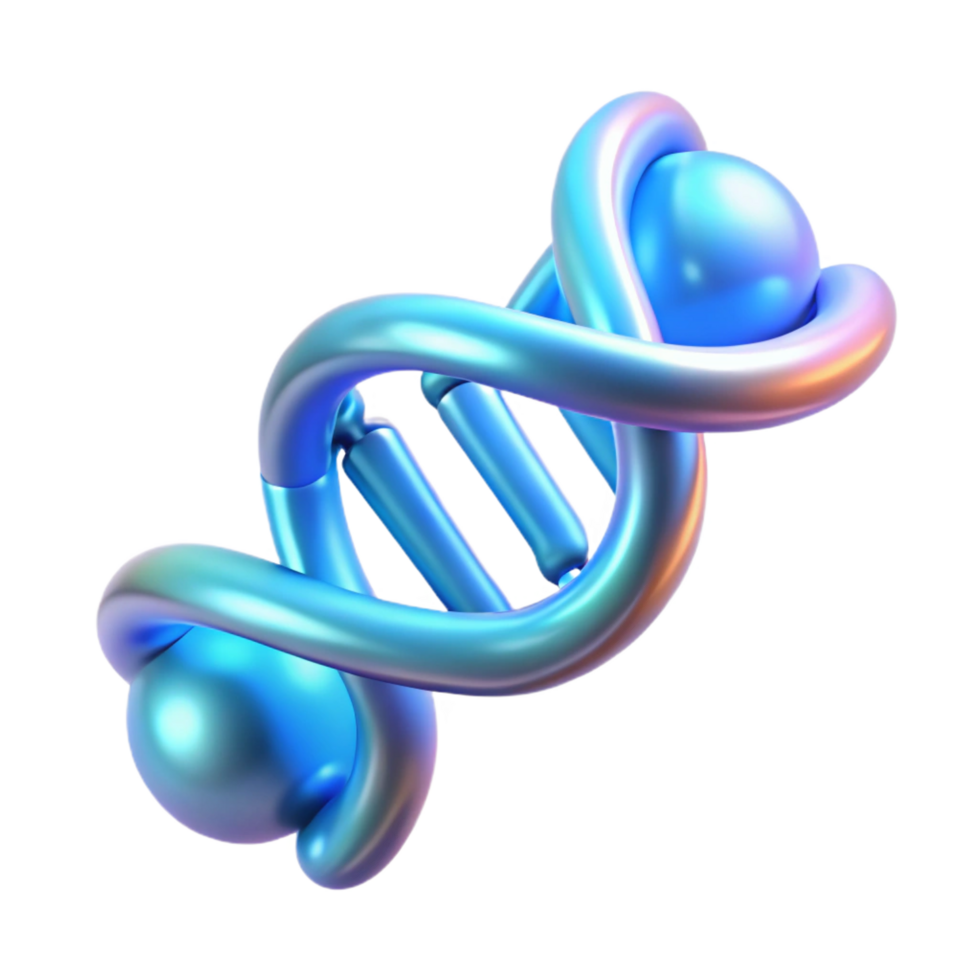 impressive artistic A Holographic Projection of a Dna high quality png