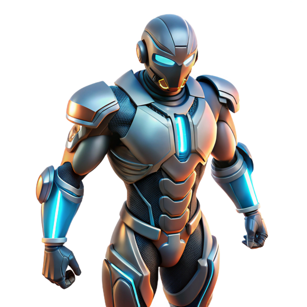 impressive minimalist A Futuristic Exoskeleton Suit Enhancing authentic png