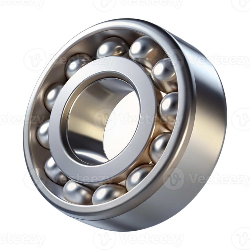 acclaimed gothic Ultra-detailed, professional render, isolated cutout of a single steel ball bearing, hyper-specific with Transparent Background detailed png
