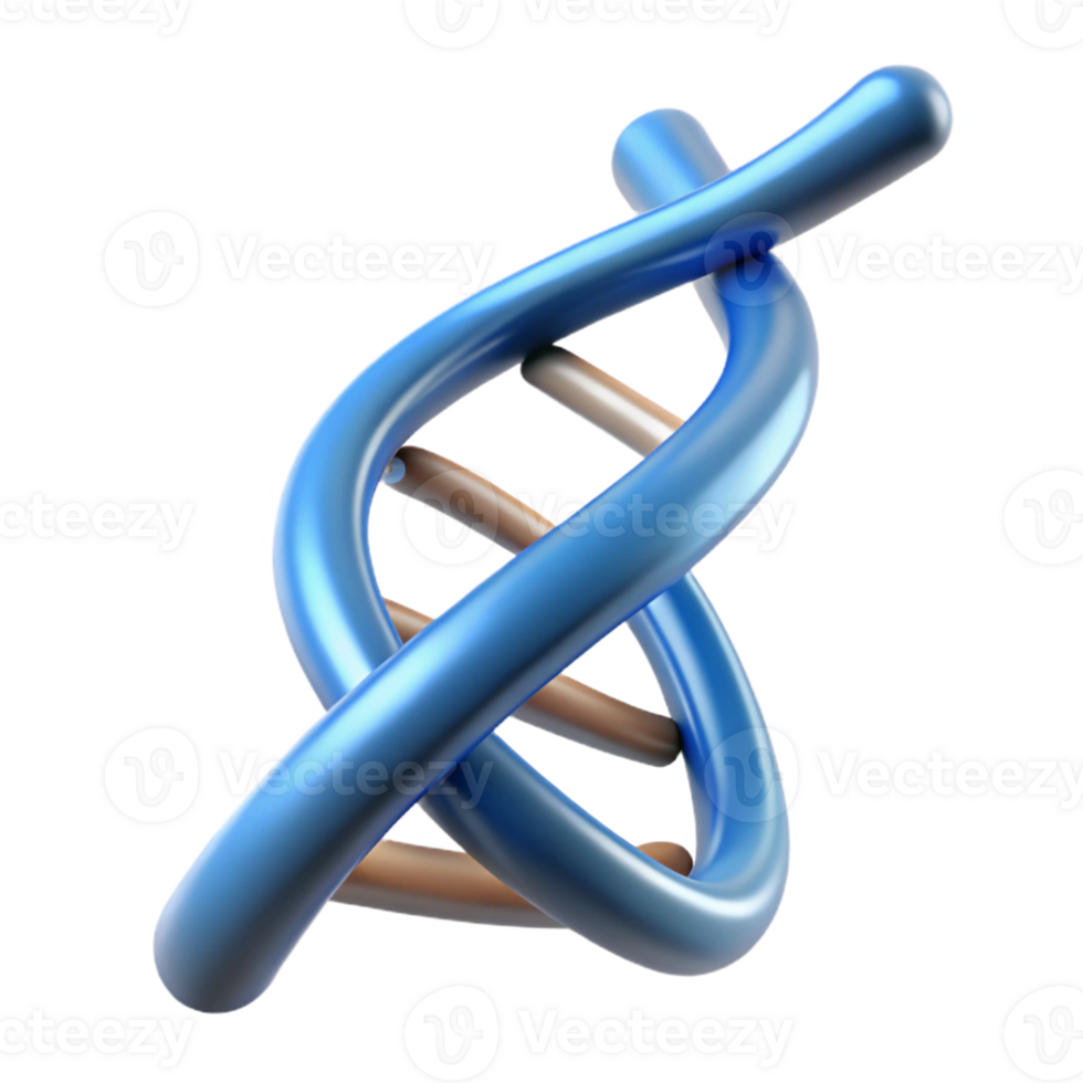 elegant creative A DNA double helix spiraling upwards with Transparent Background gallery standard png