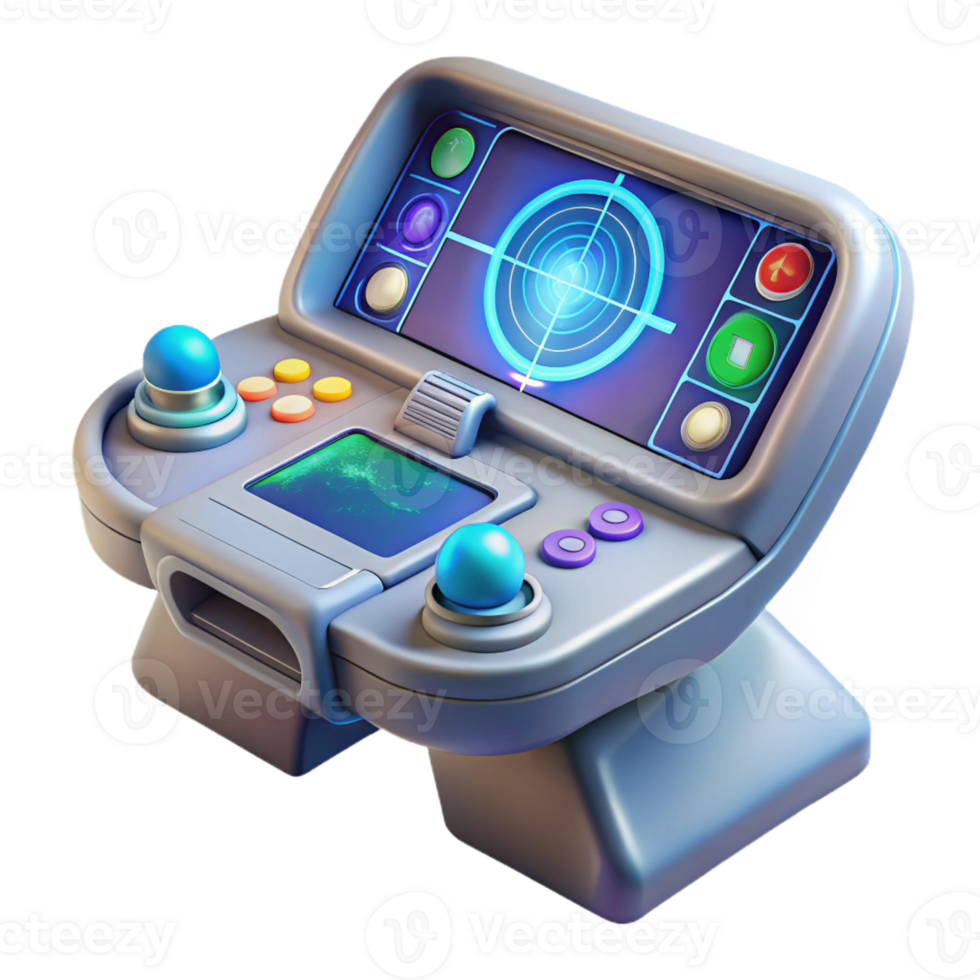 dramatic celebrated Spaceship navigation console, holographic map, touch screen interface with Transparent Background png