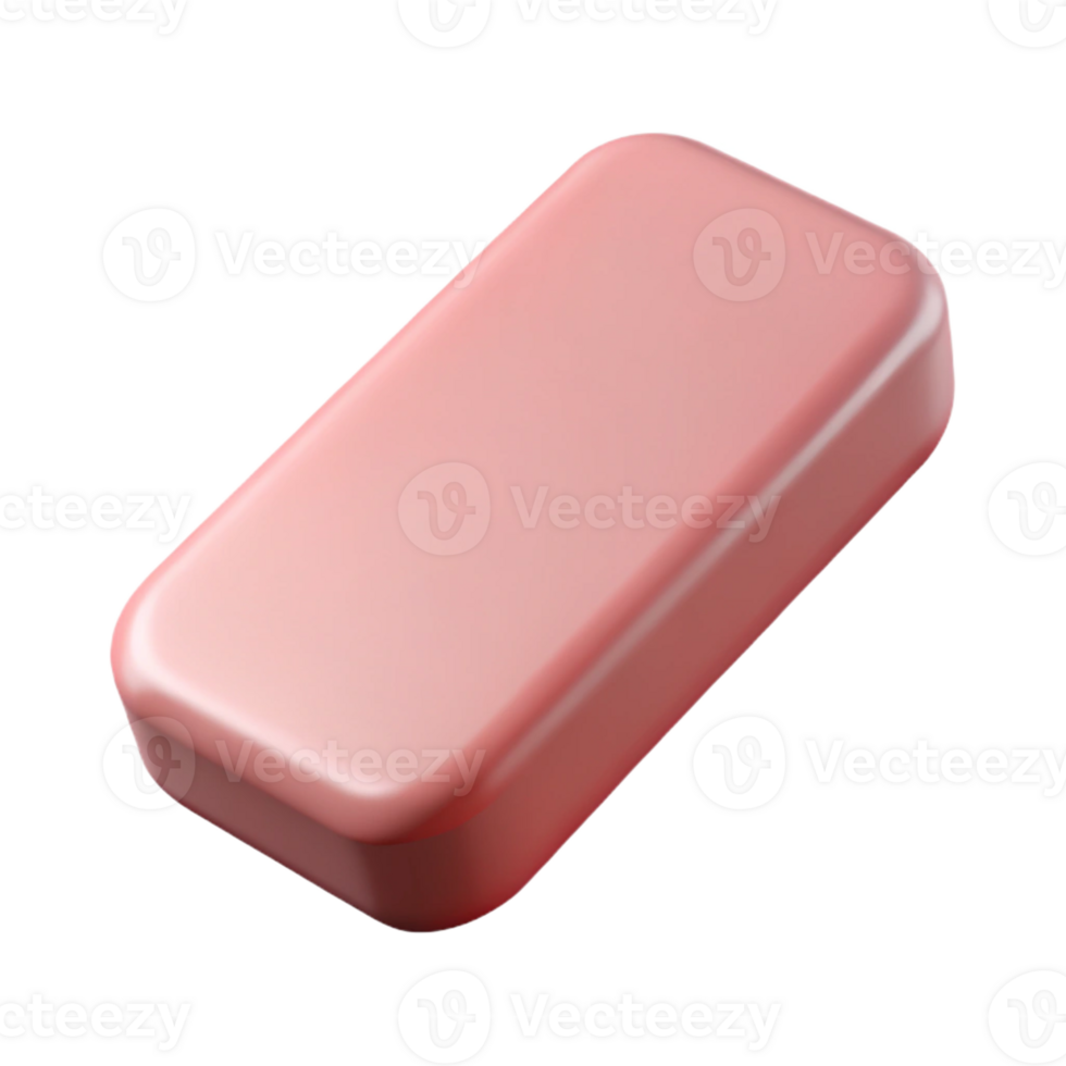 coveted rustic Hyper-specific, concept art style, isolated cutout, single eraser, pink, unused with Transparent Background ultra HD png