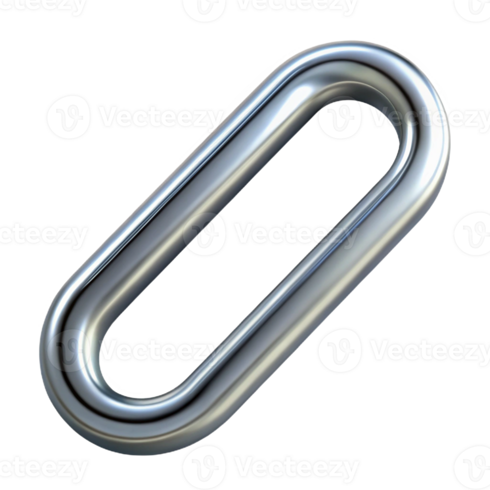dramatic mysterious vintage Ultra-detailed, concept art style, isolated cutout of a single paperclip, silver, unbent with Transparent Background refined png