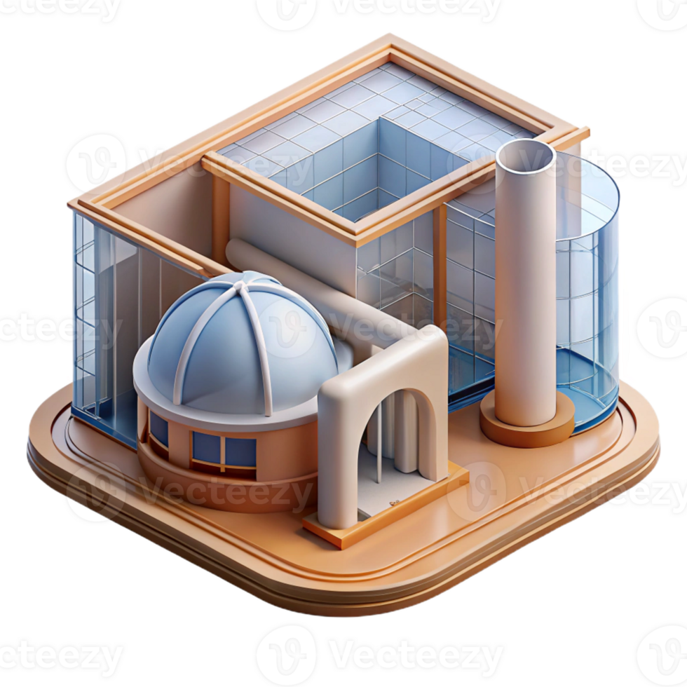 elegant inspired Architectural section technical drawing, with Transparent Background png