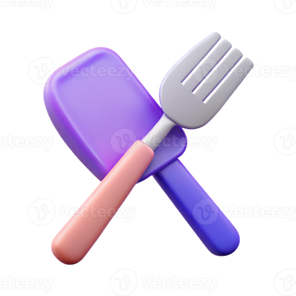 stunning remarkable Pictogram of a fork and knife. Flat color, minimal design, crisp edges Scalable Design. png