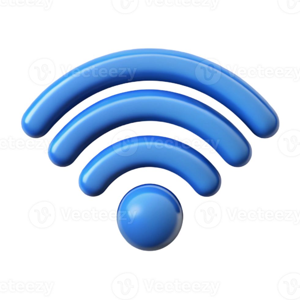hypnotic inspired Pictogram of a wifi signal. Minimal, crisp edges, flat color Scalable Design. png