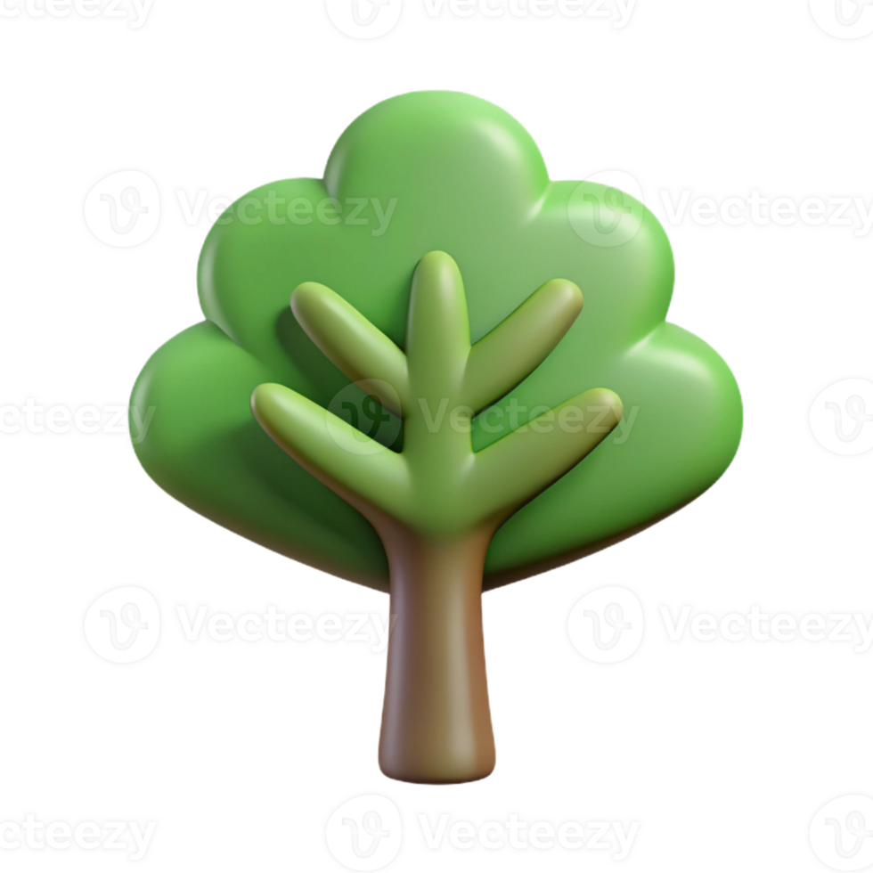 alluring modern Minimal logo of a stylized tree. Single-weight stroke, flat color, clean lines Scalable Design. professional png
