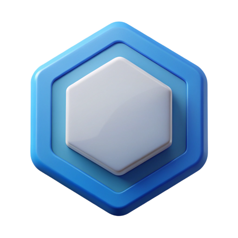 timeless coastal Hexagonal badge, crisp edges, clean lines, symmetrical Scalable Design. artisan png