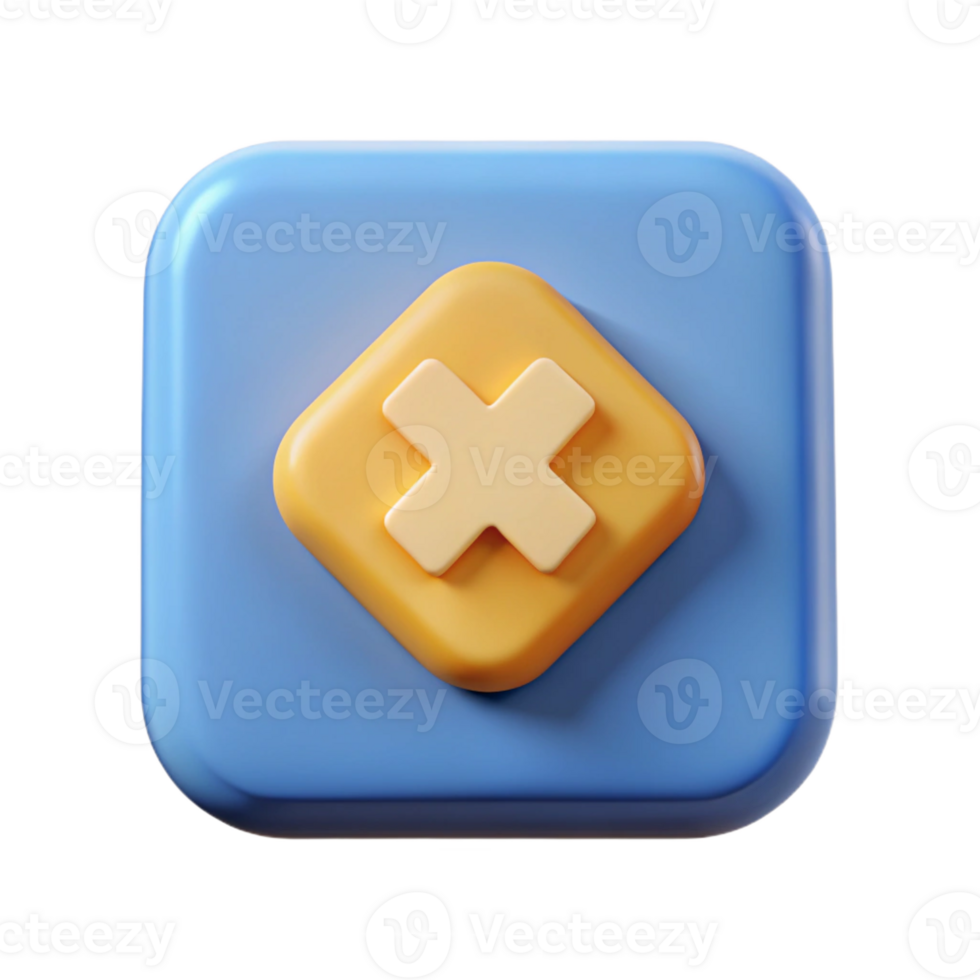 alluring harmonious surreal Square badge with a cross, single-weight stroke, symmetrical, minimal Scalable Design. studio quality png