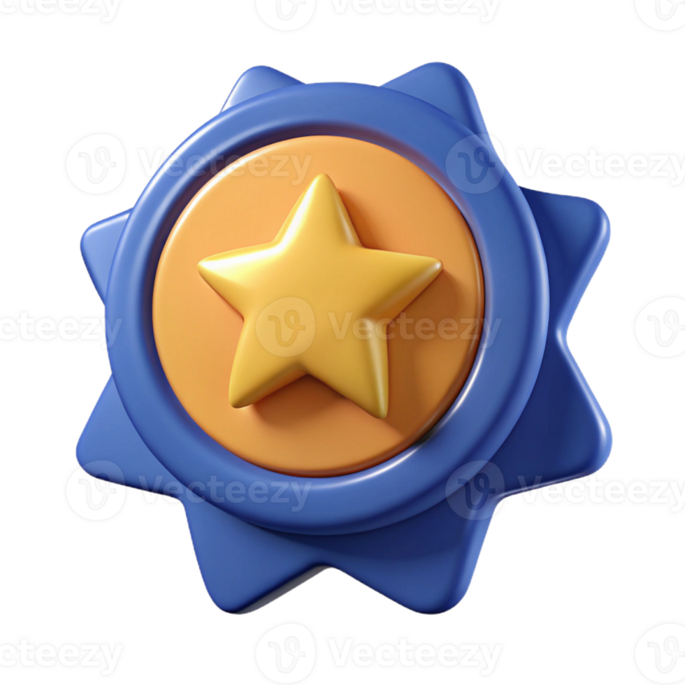 sumptuous romantic mid-century Circle badge with a star, flat color, scalable, crisp edges Scalable Design. expertly shot png