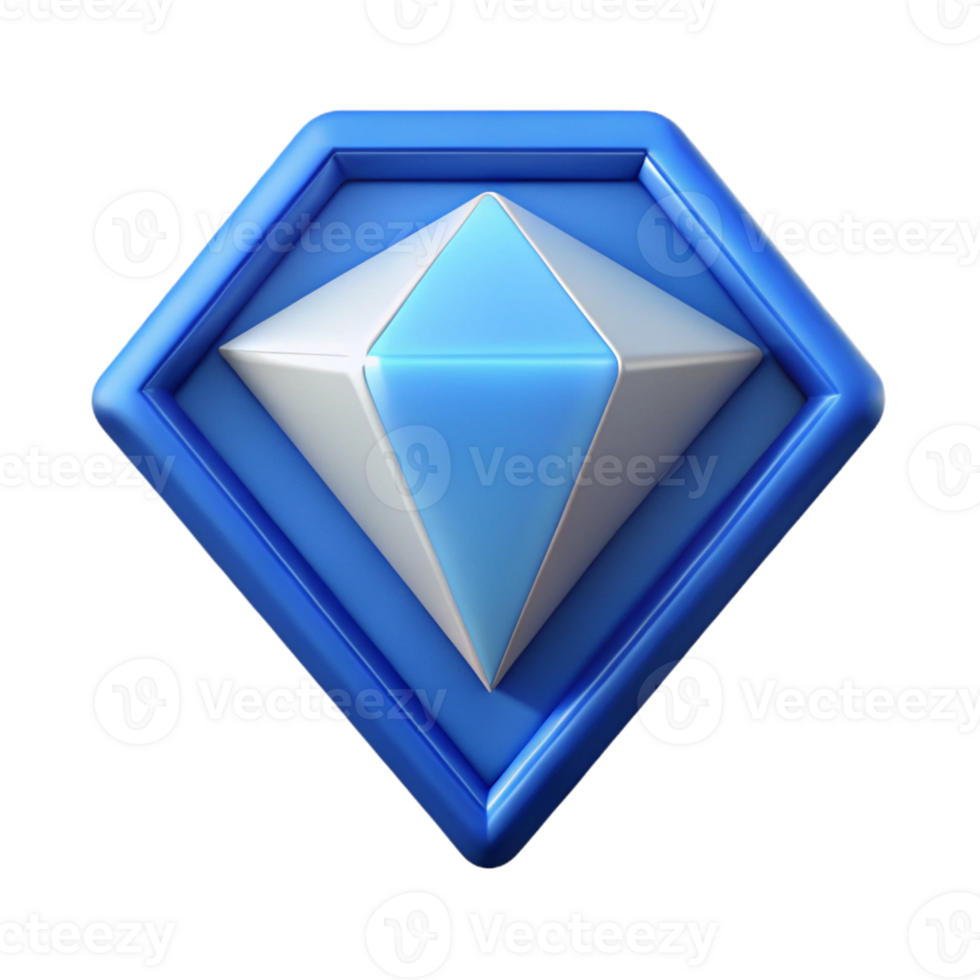 impressive calm modern Diamond badge with a triangle, minimal, clean lines, crisp edges Scalable Design. gallery standard png