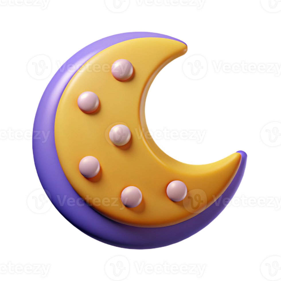 captivating acclaimed Crescent moon badge with a dot, flat color, single-weight stroke, scalable Design. png