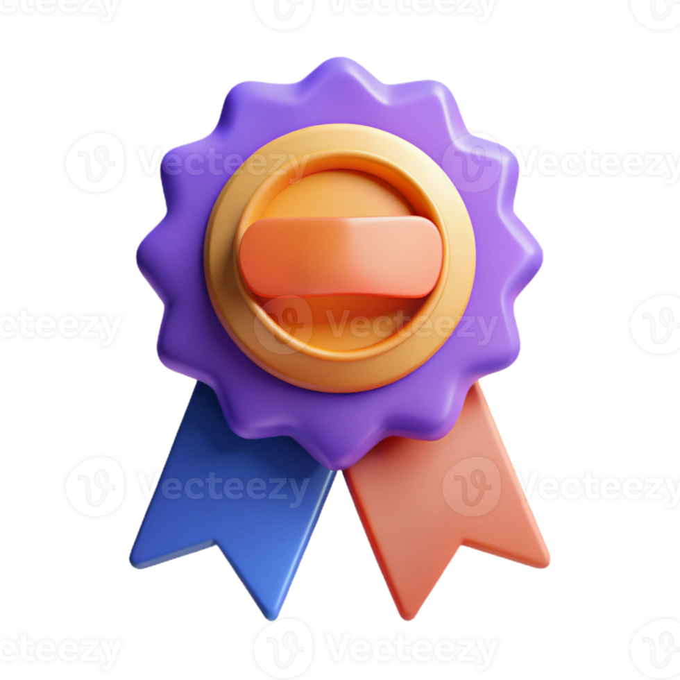 coveted classic Ribbon badge with text, minimal, flat color, scalable Design. original png