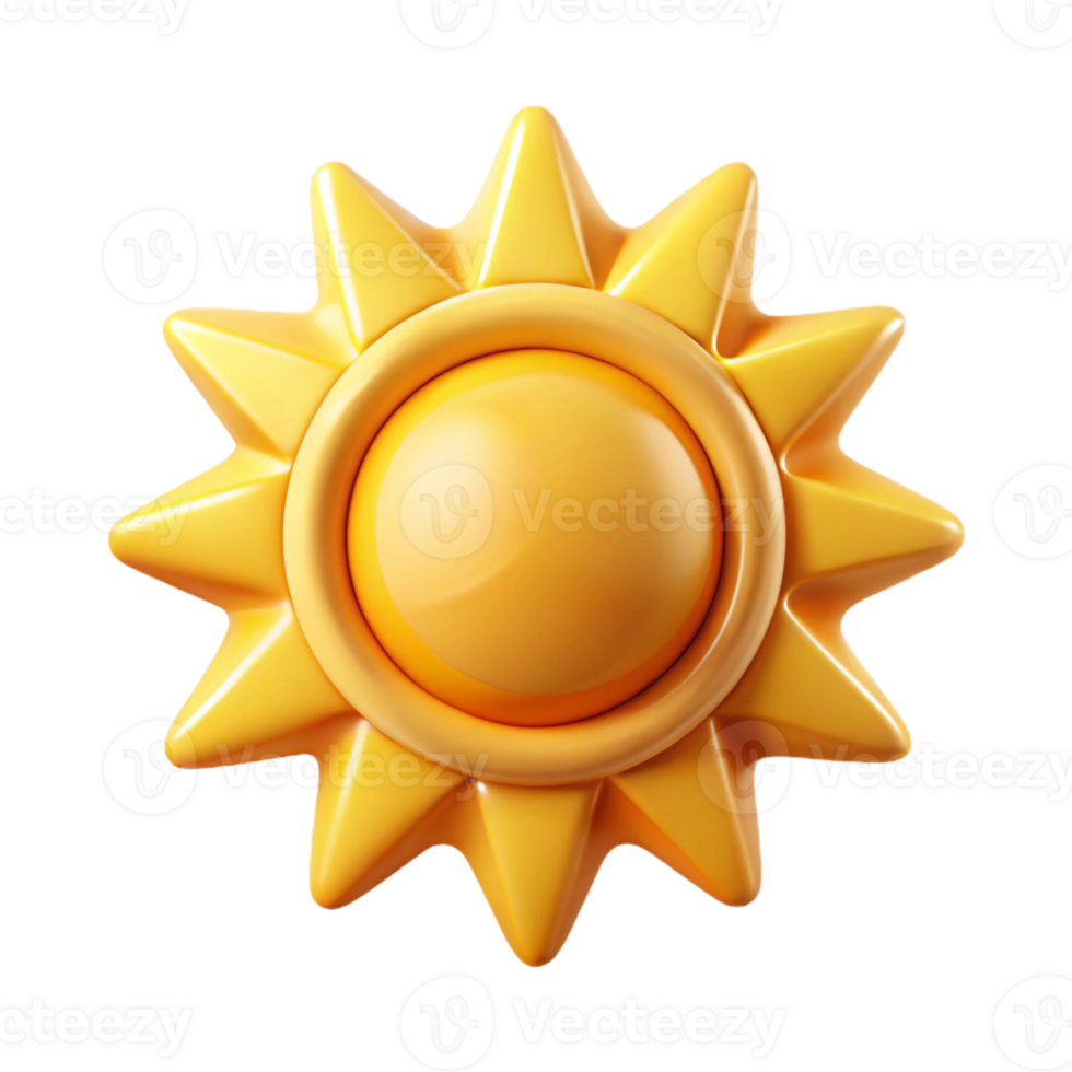 pristine playful classic Sun badge with rays, symmetrical, clean lines, crisp edges Scalable Design. elite png