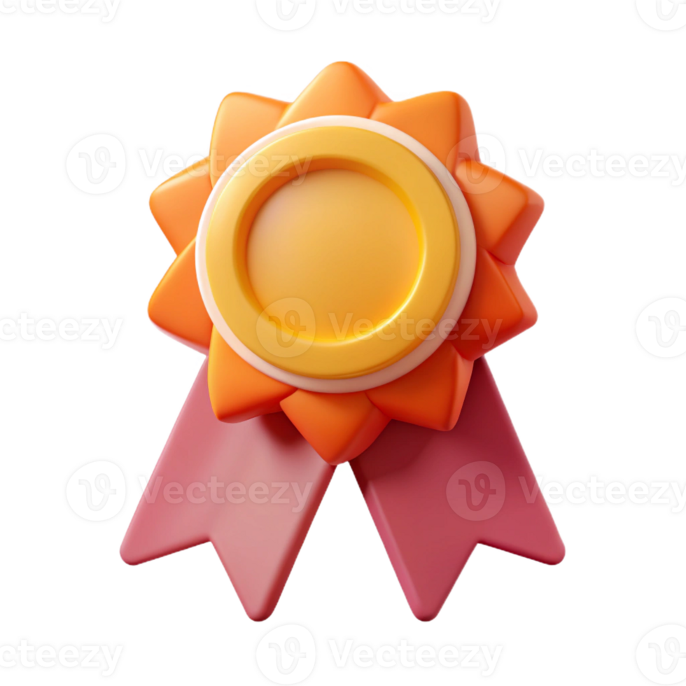 inspired industrial Ribbon badge with text, minimal, flat color, scalable Design. expertly shot png
