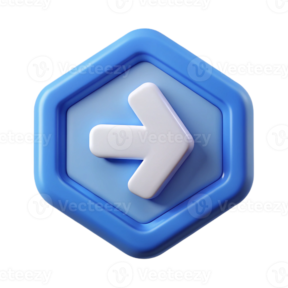 calm picturesque Arrow badge pointing right, symmetrical, clean lines, minimal Scalable Design. masterfully captured png