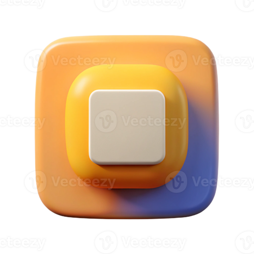 spectacular surreal Rounded square badge, flat color, scalable, clean lines Scalable Design. exclusive png