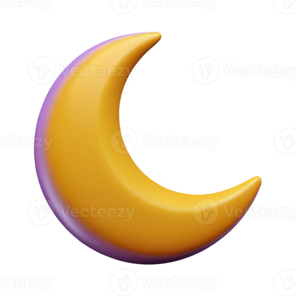 exceptional vintage Flat color, scalable crescent moon. Clean lines, crisp edges Scalable Design. studio quality png