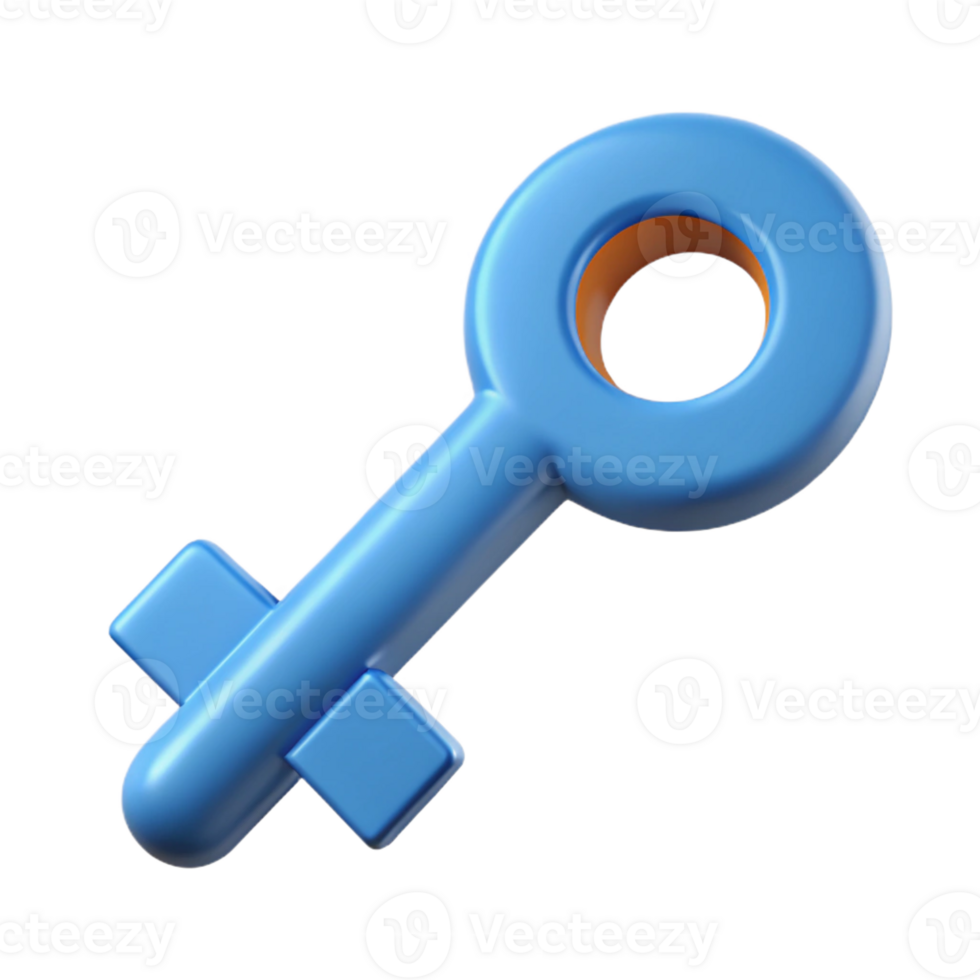 dramatic notable Crisp edges outline of a simple key. Flat color, minimal design Scalable Design. png